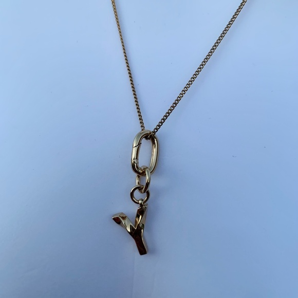 CELINE Golden Metal Necklace - Picture 2 of 12
